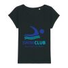 Women's Rounders slub rolled sleeve t-shirt Thumbnail