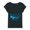 Women's Rounders slub rolled sleeve t-shirt Thumbnail